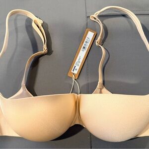 SKIMS 34A Ultimate Push-up Balconette Bra, color Sand, size 34A